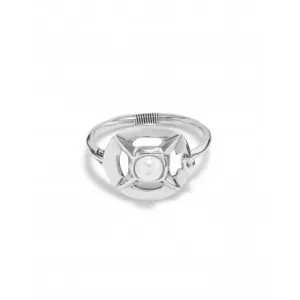 Bracelet en nacre avec grand maillon central plaqué argent sterling PUL2410BPLMTL0M Unode50 Bijoux et accessoires