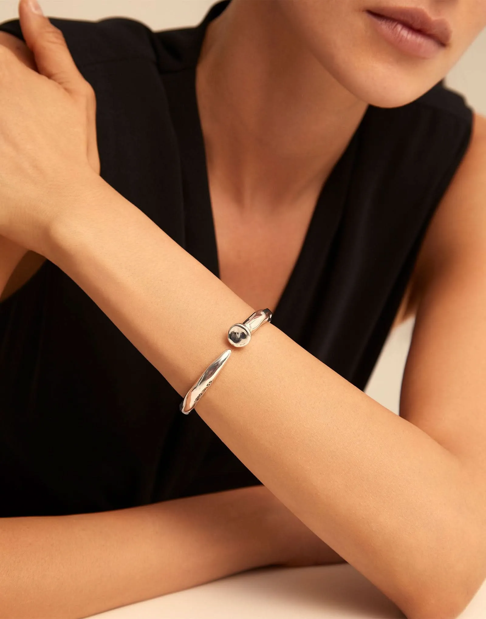 Bracelet Bangle en Argent Plaqué Sterling San Valentin PUL1821MTL0000 Unode50 Bijoux et Accessoires