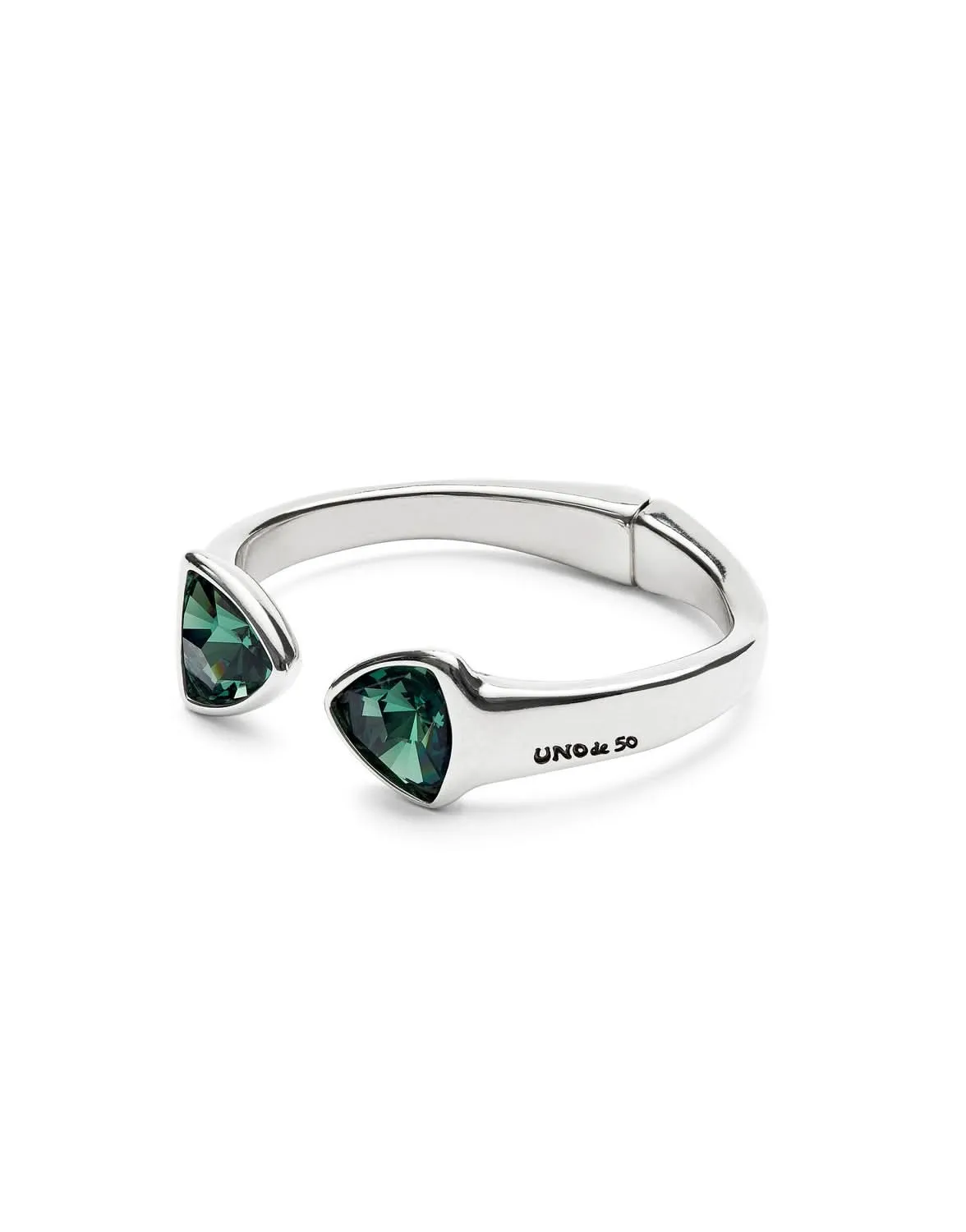 Bracelet Bangle en Argent Plaqué Sterling Vert Caméléonique PUL2511VRDMTL0 Unode50 Bijoux et Accessoires