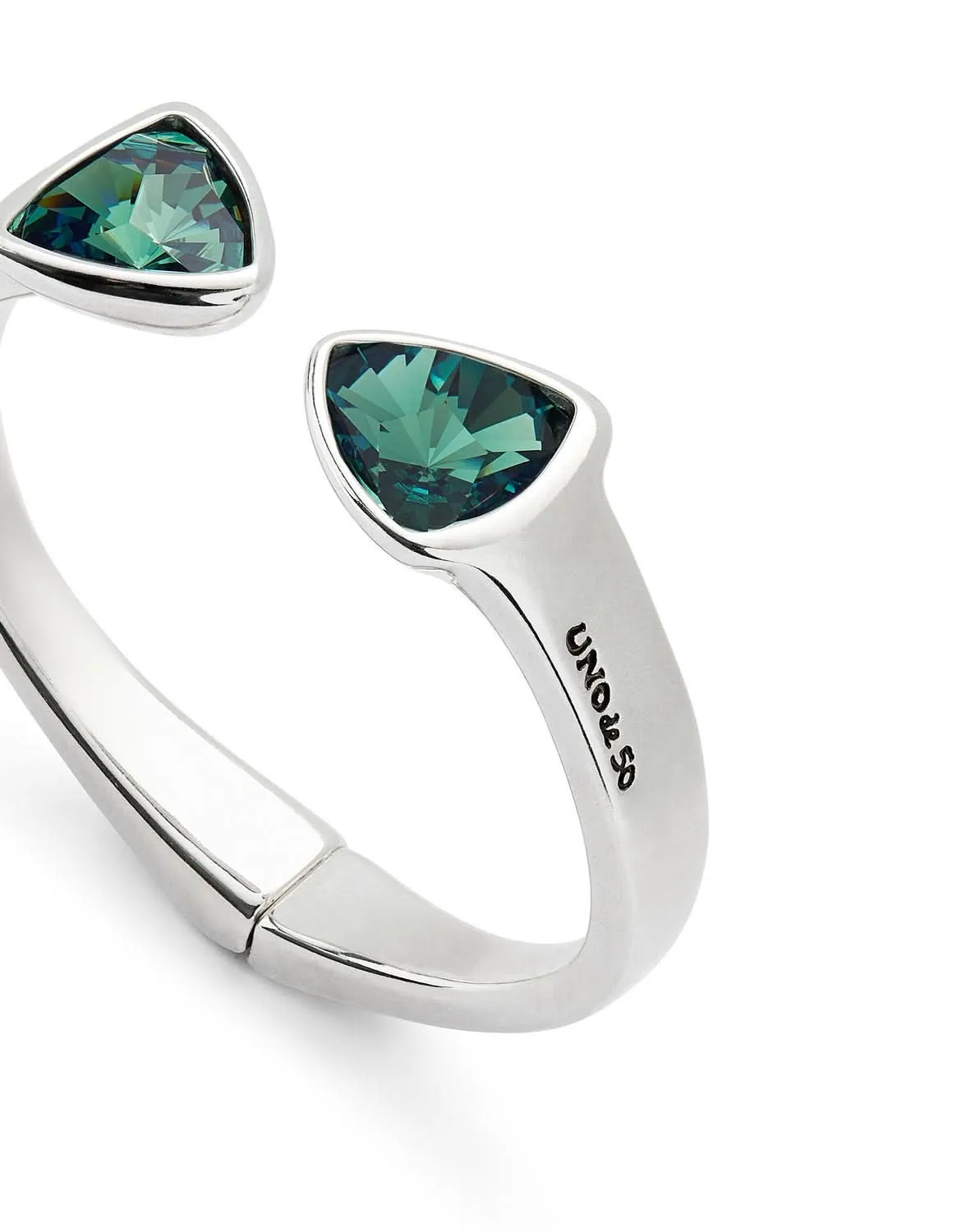 Bracelet Bangle en Argent Plaqué Sterling Vert Caméléonique PUL2511VRDMTL0 Unode50 Bijoux et Accessoires