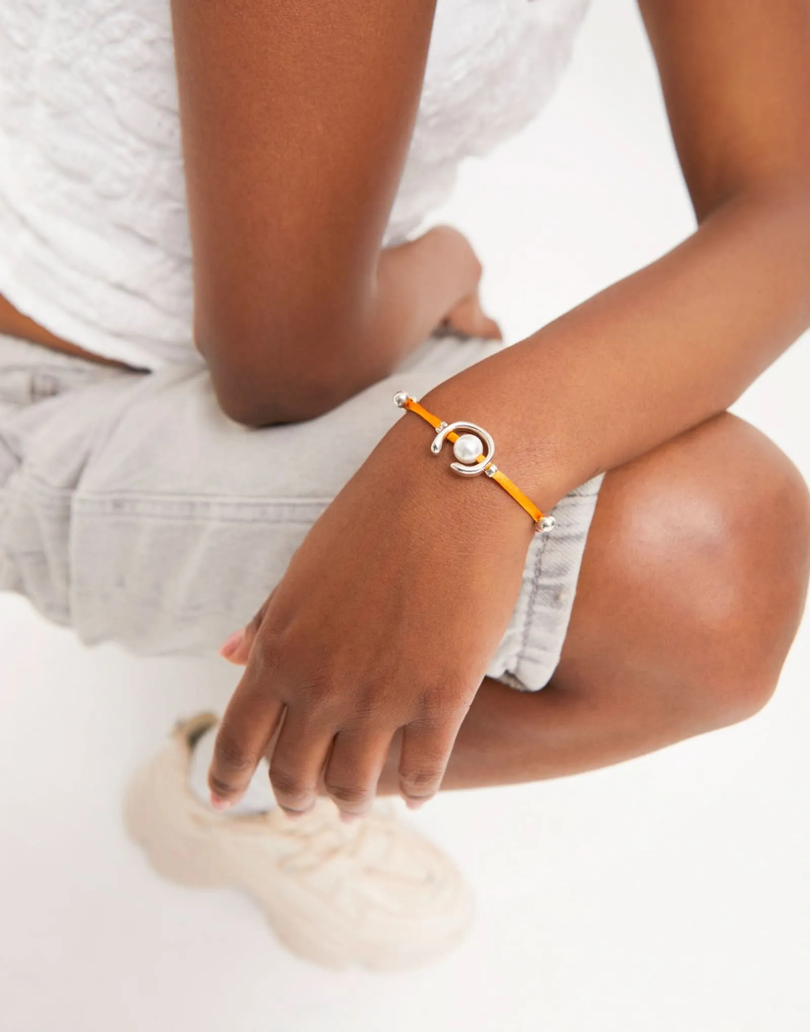 Bracelet en argent plaqué orange Ser Diferente PUL2505NRJMTL0M Unode50 Bijoux et accessoires