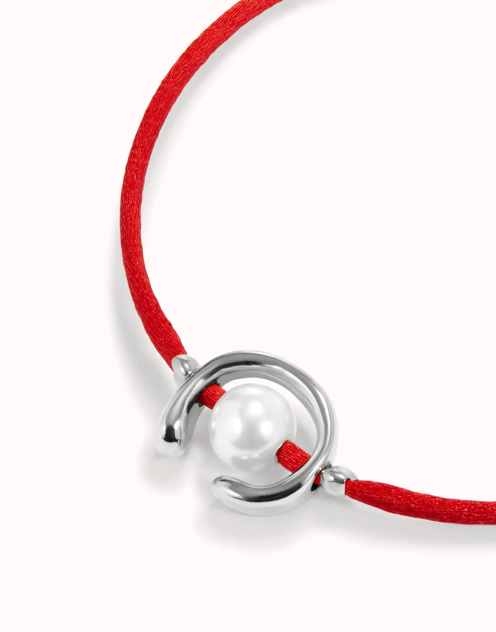 Bracelet Rouge en Argent Sterling Plaqué Ser Diferente PUL2505ROJMTL0M Bijoux et Accessoires Unode50