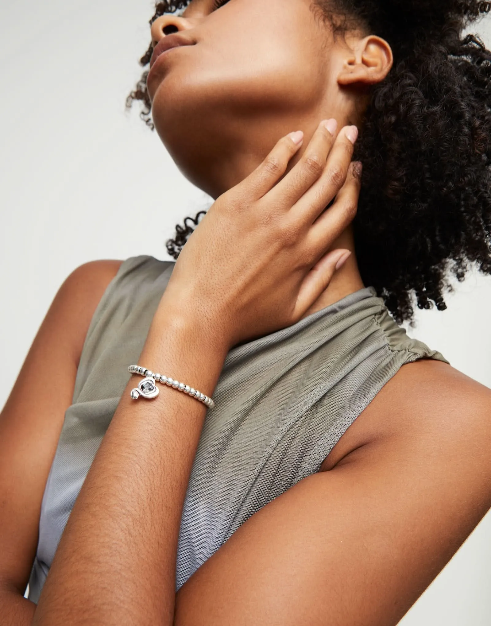 Bracelet Noir Expresiva en Argent Sterling Plaqué PUL2514NGRMTL0 Unode50 Bijoux et Accessoires