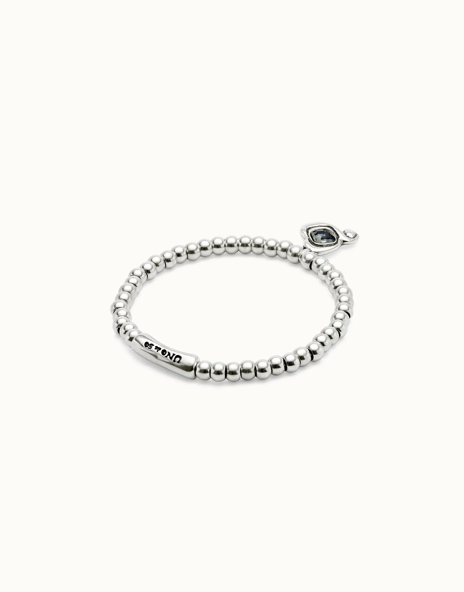 Bracelet Noir Expresiva en Argent Sterling Plaqué PUL2514NGRMTL0 Unode50 Bijoux et Accessoires