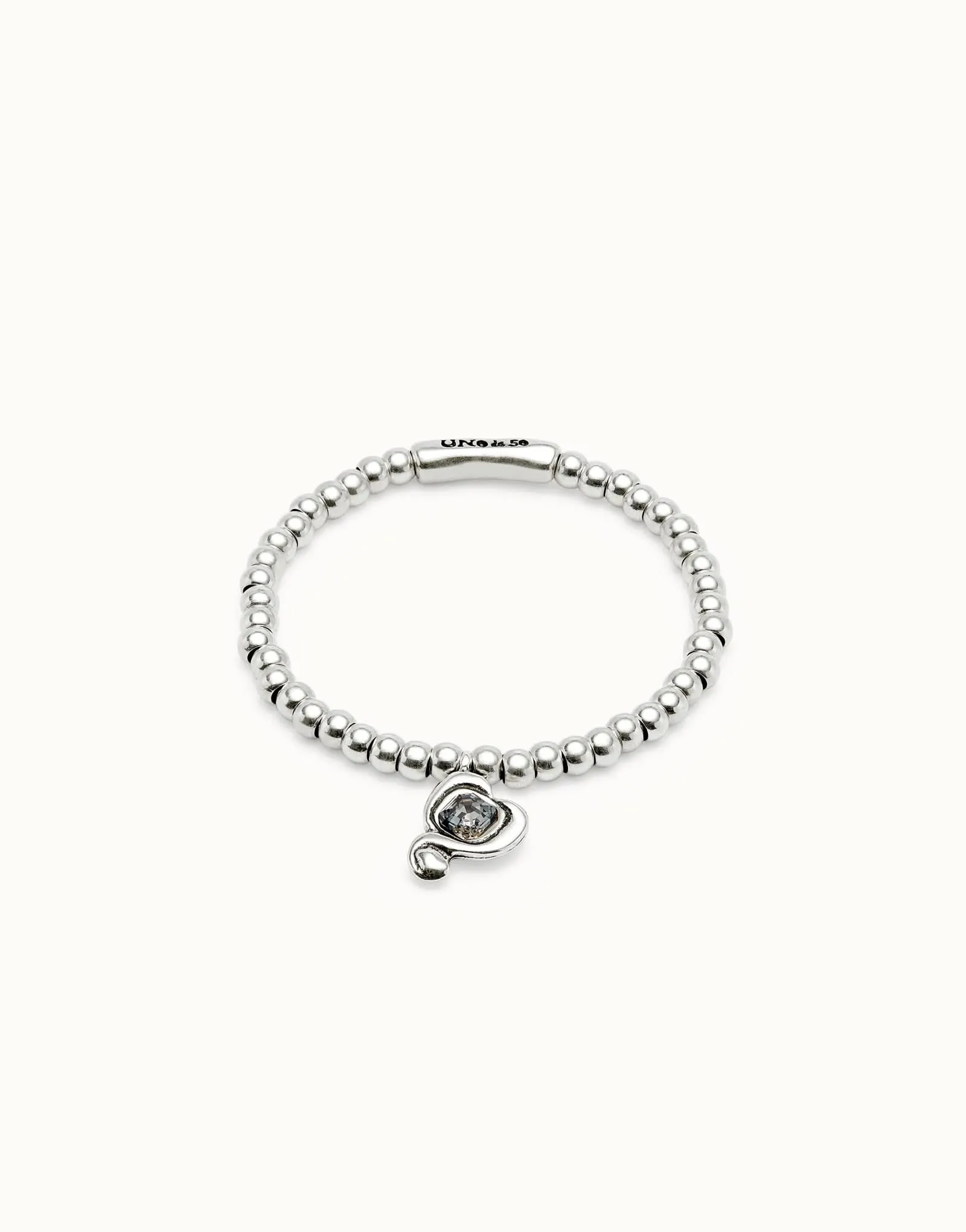 Bracelet Noir Expresiva en Argent Sterling Plaqué PUL2514NGRMTL0 Unode50 Bijoux et Accessoires