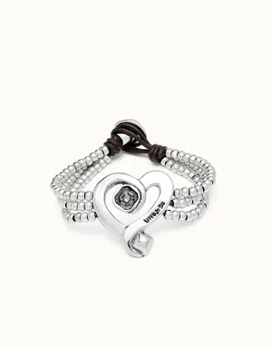 Bracelet Noir Ser Expresiva en Argent Sterling Plaqué PUL2543NGRMTL0 Unode50 Bijoux et Accessoires