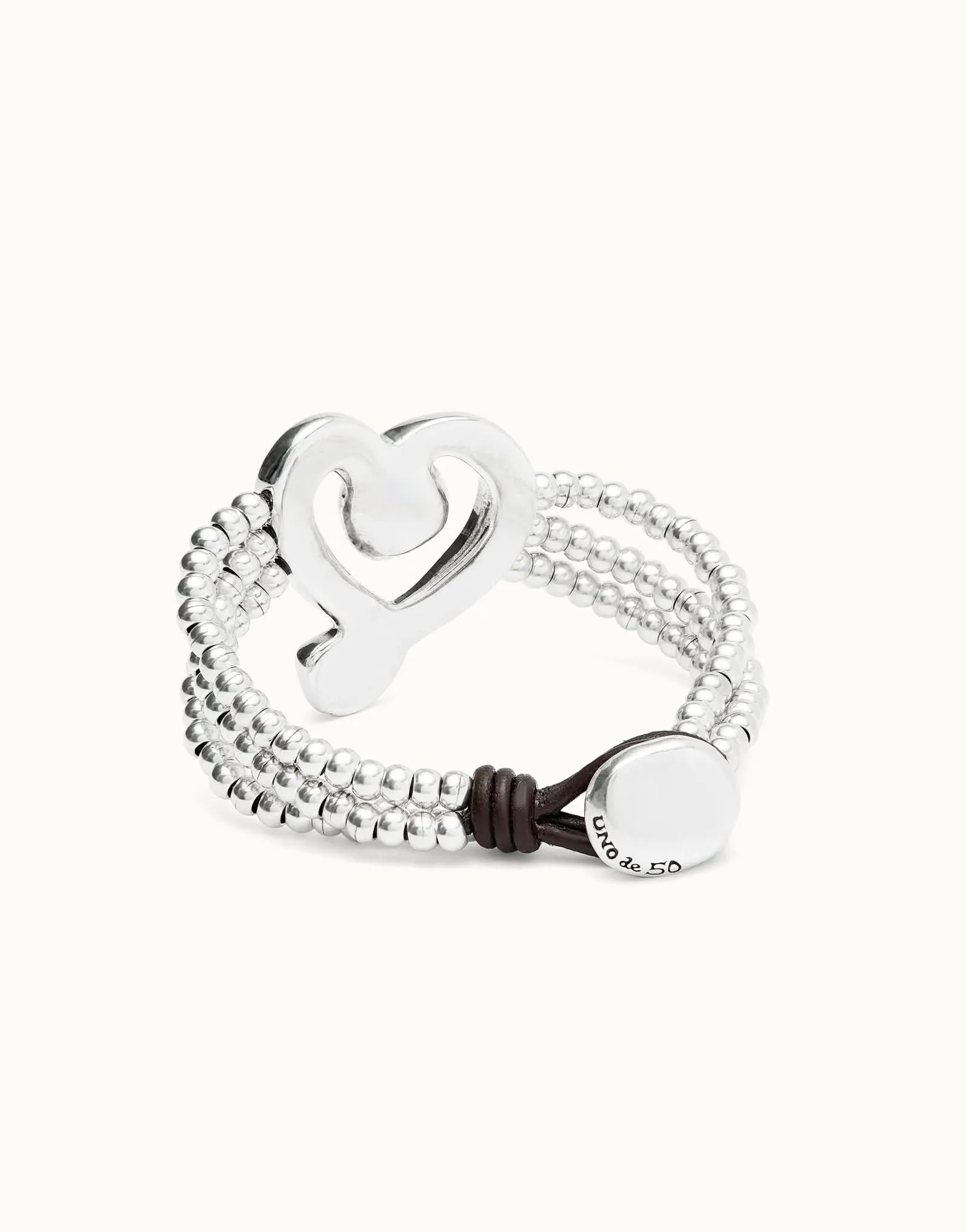 Bracelet Noir Ser Expresiva en Argent Sterling Plaqué PUL2543NGRMTL0 Unode50 Bijoux et Accessoires