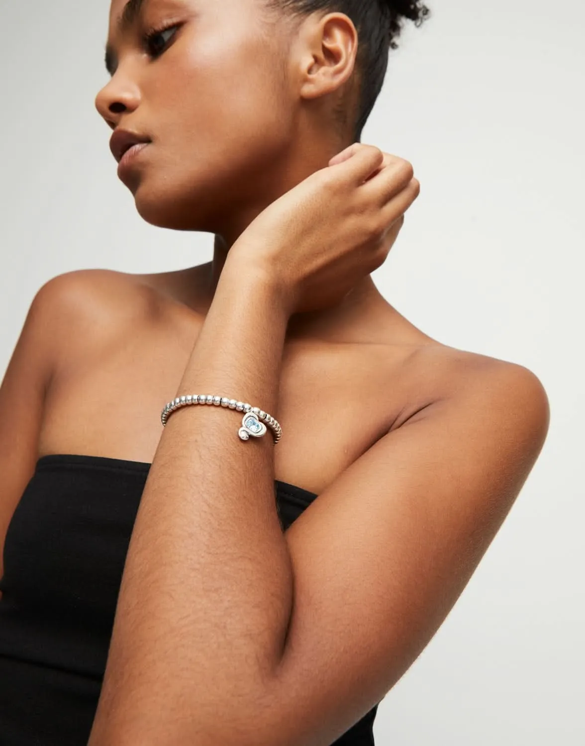 Bracelet Ser Expresiva Bleu en Argent Sterling plaqué PUL2514AZCMTL0 Unode50 Bijoux et Accessoires