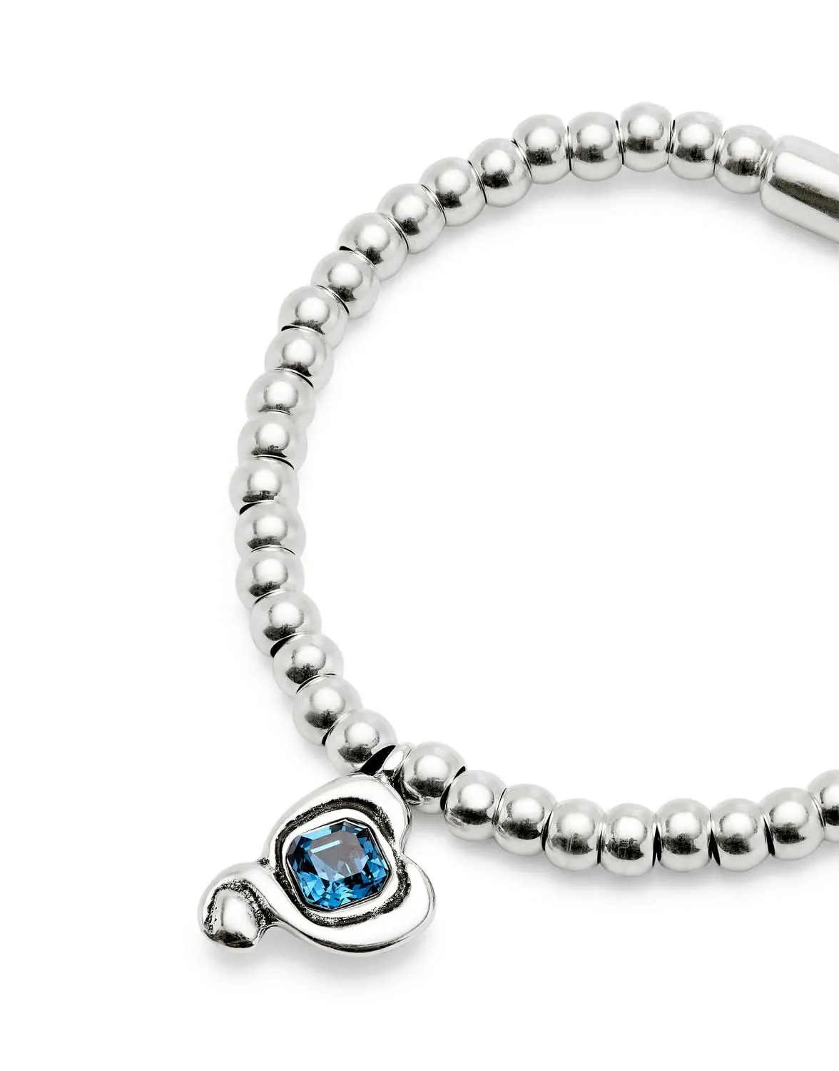 Bracelet en argent plaqué Sterling Ser Expresiva Bleu PUL2514AZOMTL0 Unode50 Bijoux et Accessoires