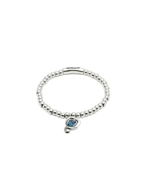 Bracelet en argent plaqué Sterling Ser Expresiva Bleu PUL2514AZOMTL0 Unode50 Bijoux et Accessoires