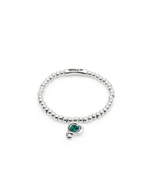 Bracelet Ser Expresiva Vert en Argent Sterling plaqué PUL2514VRDMTL0 Unode50 Bijoux et Accessoires
