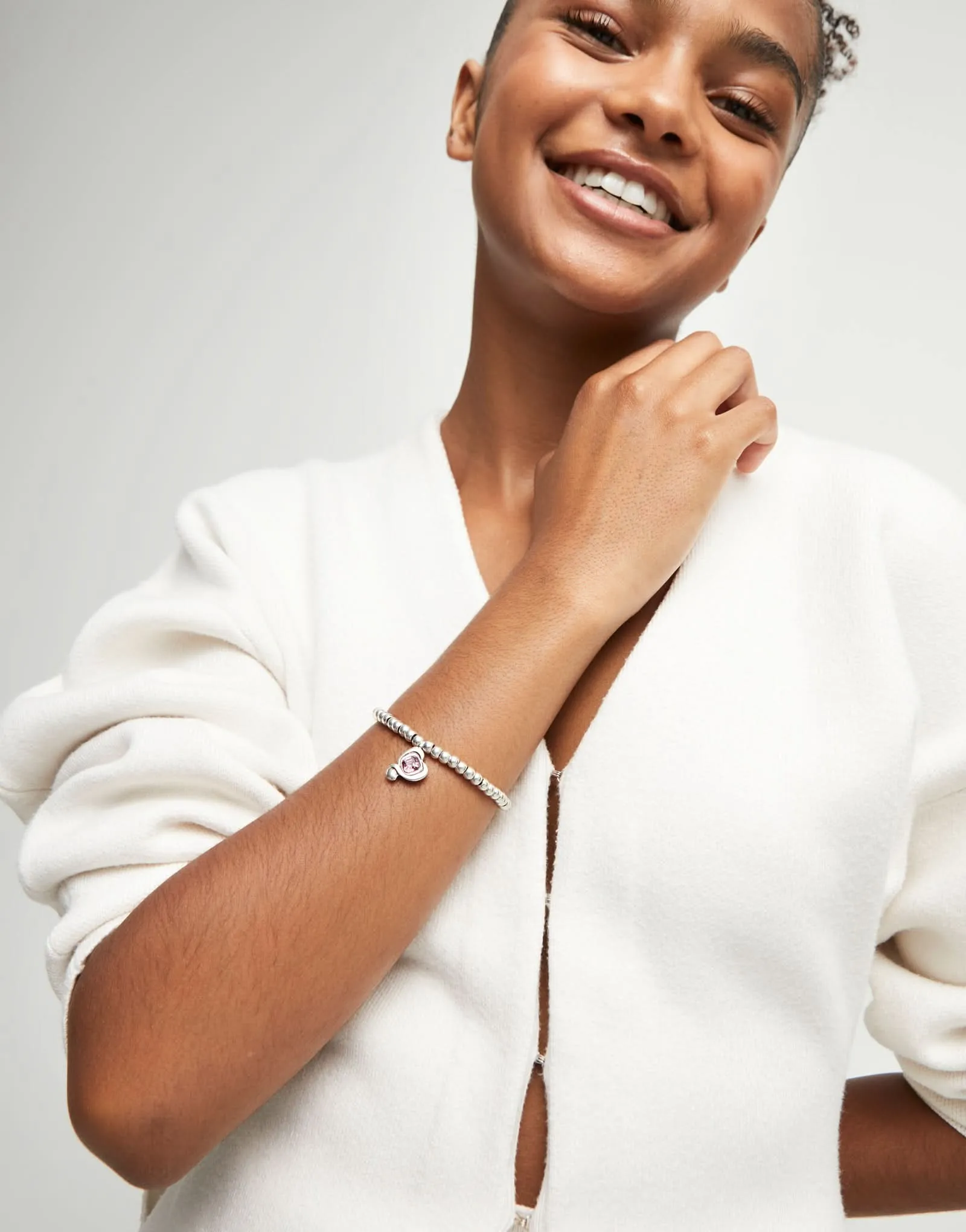 Bracelet en Argent Sterling Plaqué Rose Expressif PUL2514RSAMTL0 Unode50 Bijoux et Accessoires