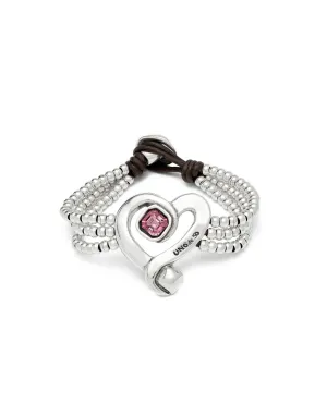Bracelet en argent plaqué rose expressif PUL2543RSAMTL0 Unode50 Bijoux et accessoires