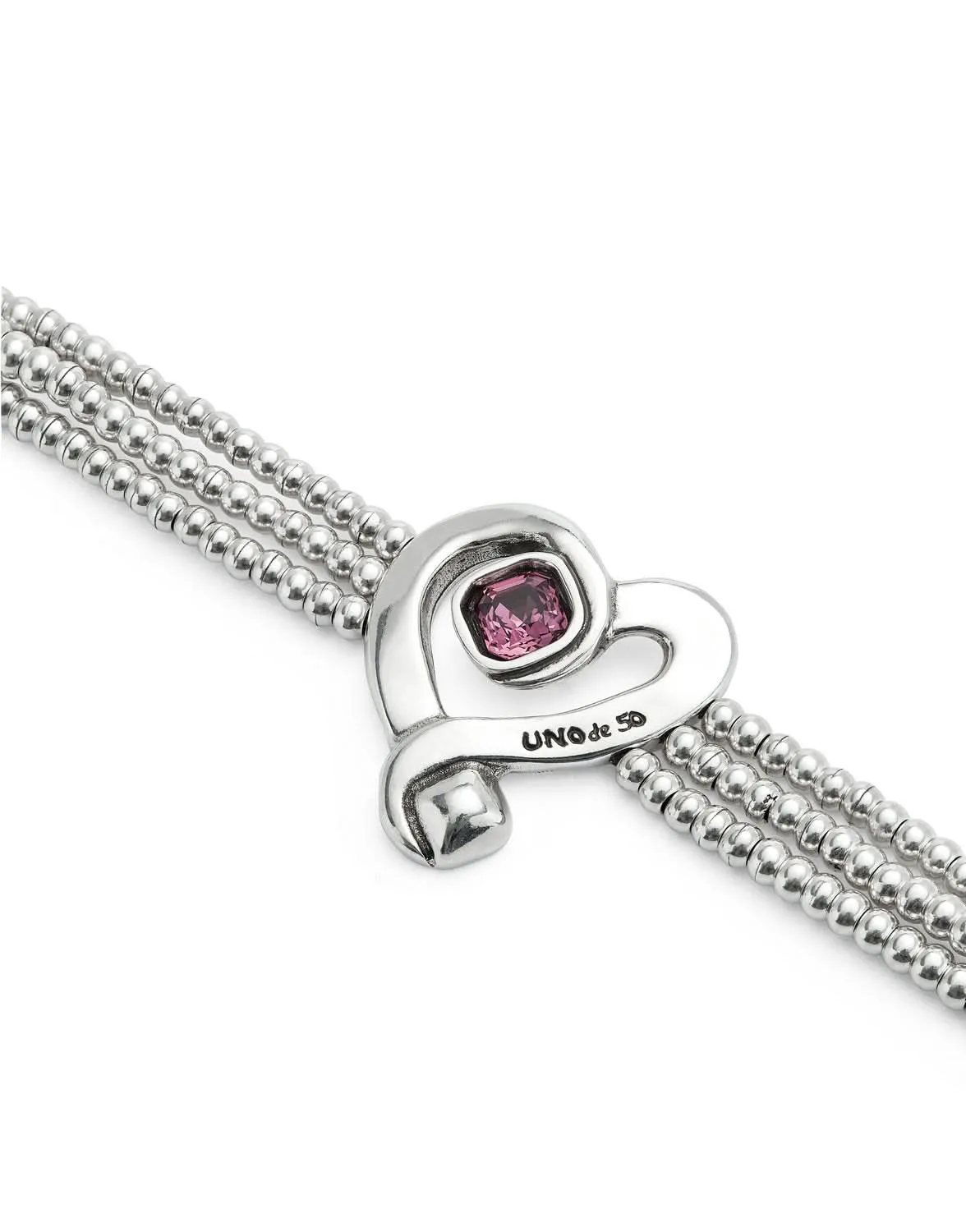 Bracelet en argent plaqué rose expressif PUL2543RSAMTL0 Unode50 Bijoux et accessoires