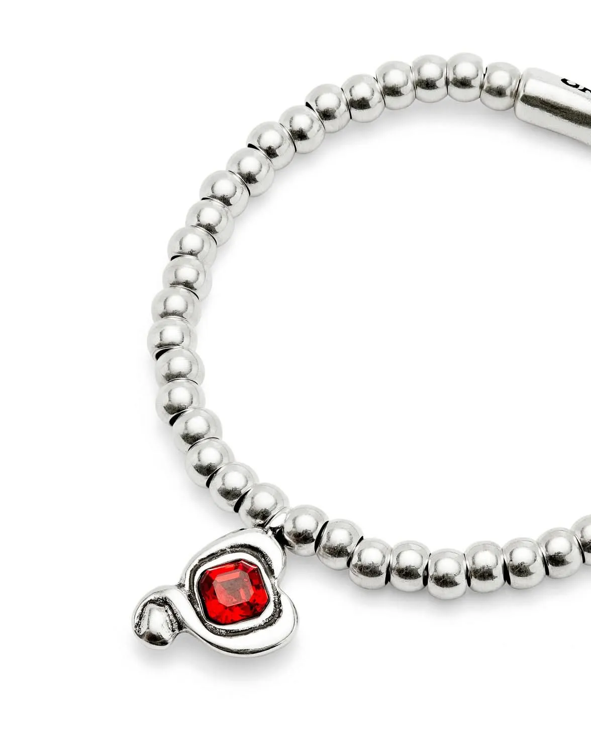 Bracelet Rouge Ser Expresiva en Argent Sterling plaqué PUL2514ROJMTL0 Unode50 Bijoux et Accessoires