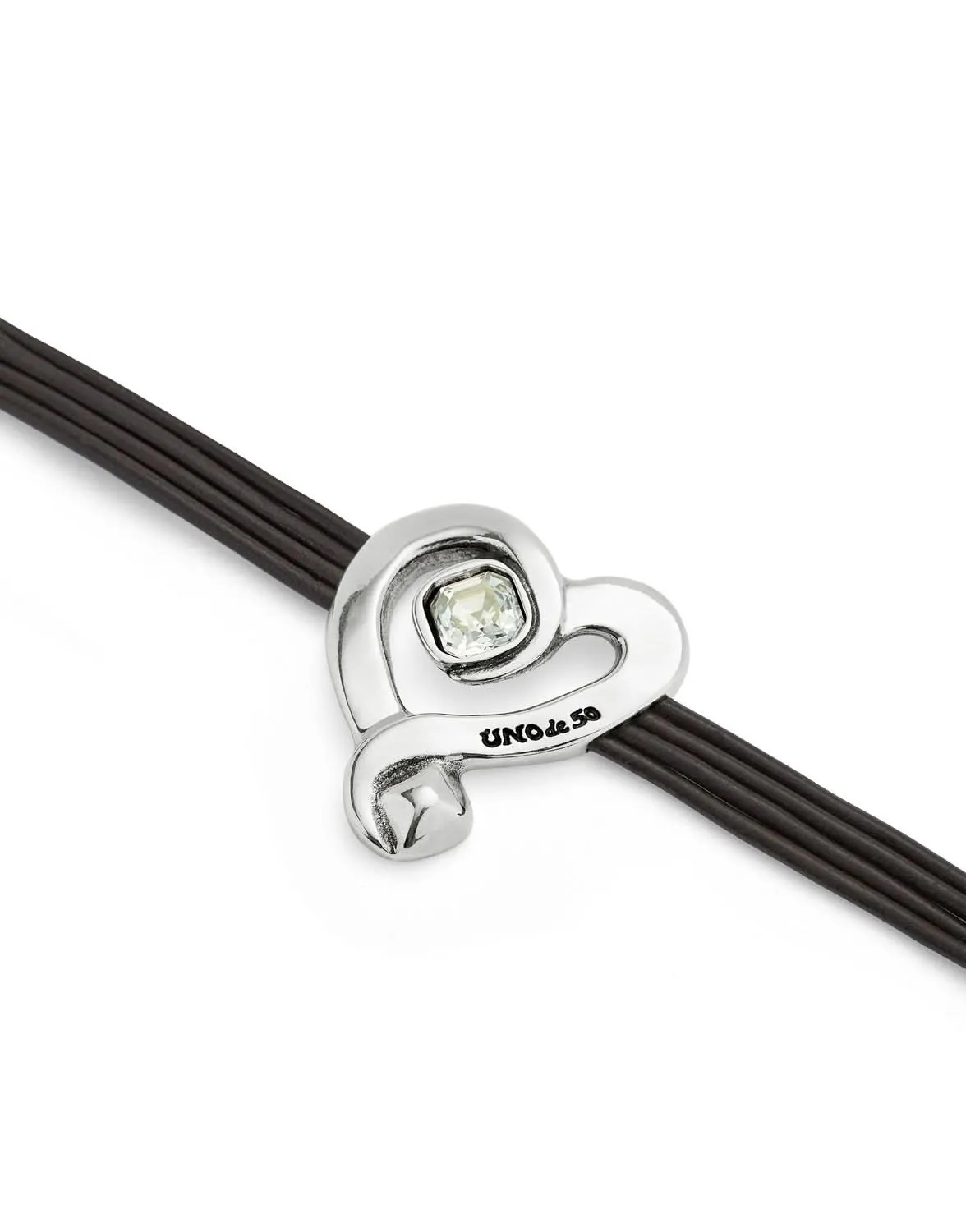 Bracelet Blanc Serti Exprès en Argent Sterling Plaqué PUL2542CRSMTL0 Unode50 Bijoux et Accessoires