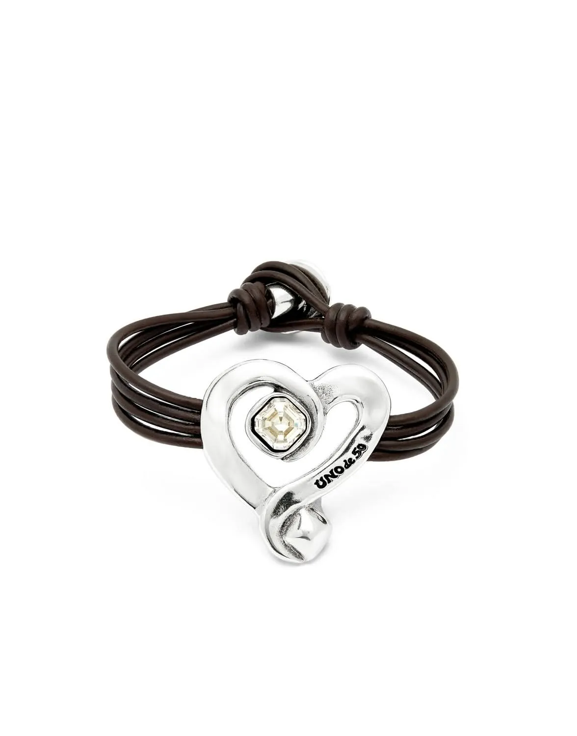 Bracelet Blanc Serti Exprès en Argent Sterling Plaqué PUL2542CRSMTL0 Unode50 Bijoux et Accessoires