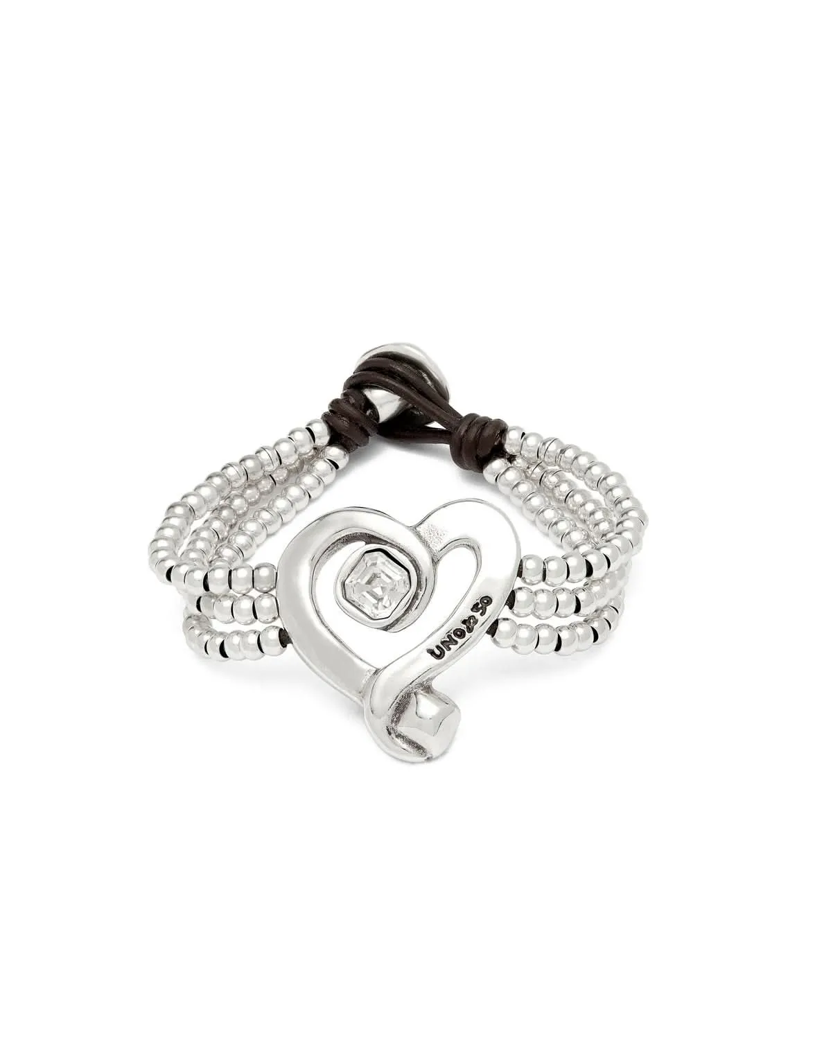Bracelet Blanc Serti Exprès en Argent Sterling Plaqué PUL2543CRSMTL0 Unode50 Bijoux et Accessoires