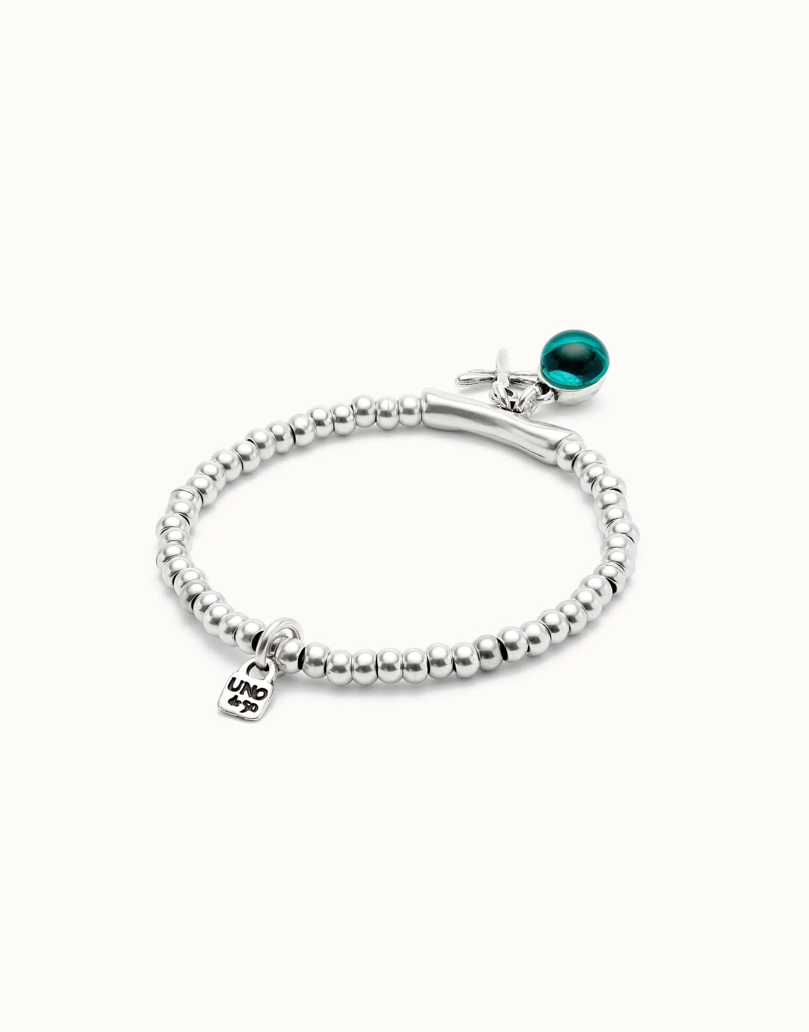 Bracelet Fascinant Vert en Argent Sterling Plaqué PUL2535VRDMTL0 Unode50 Bijoux et Accessoires