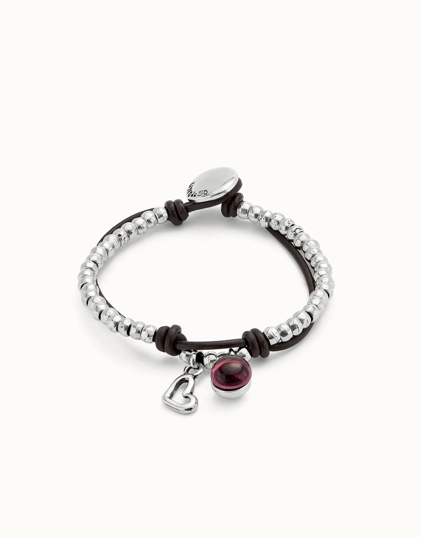 Bracelet Fascinant Violet en Argent Plaqué Sterling PUL2528MORMTL0 Unode50 Bijoux et Accessoires