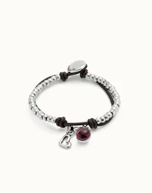 Bracelet Fascinant Violet en Argent Plaqué Sterling PUL2528MORMTL0 Unode50 Bijoux et Accessoires