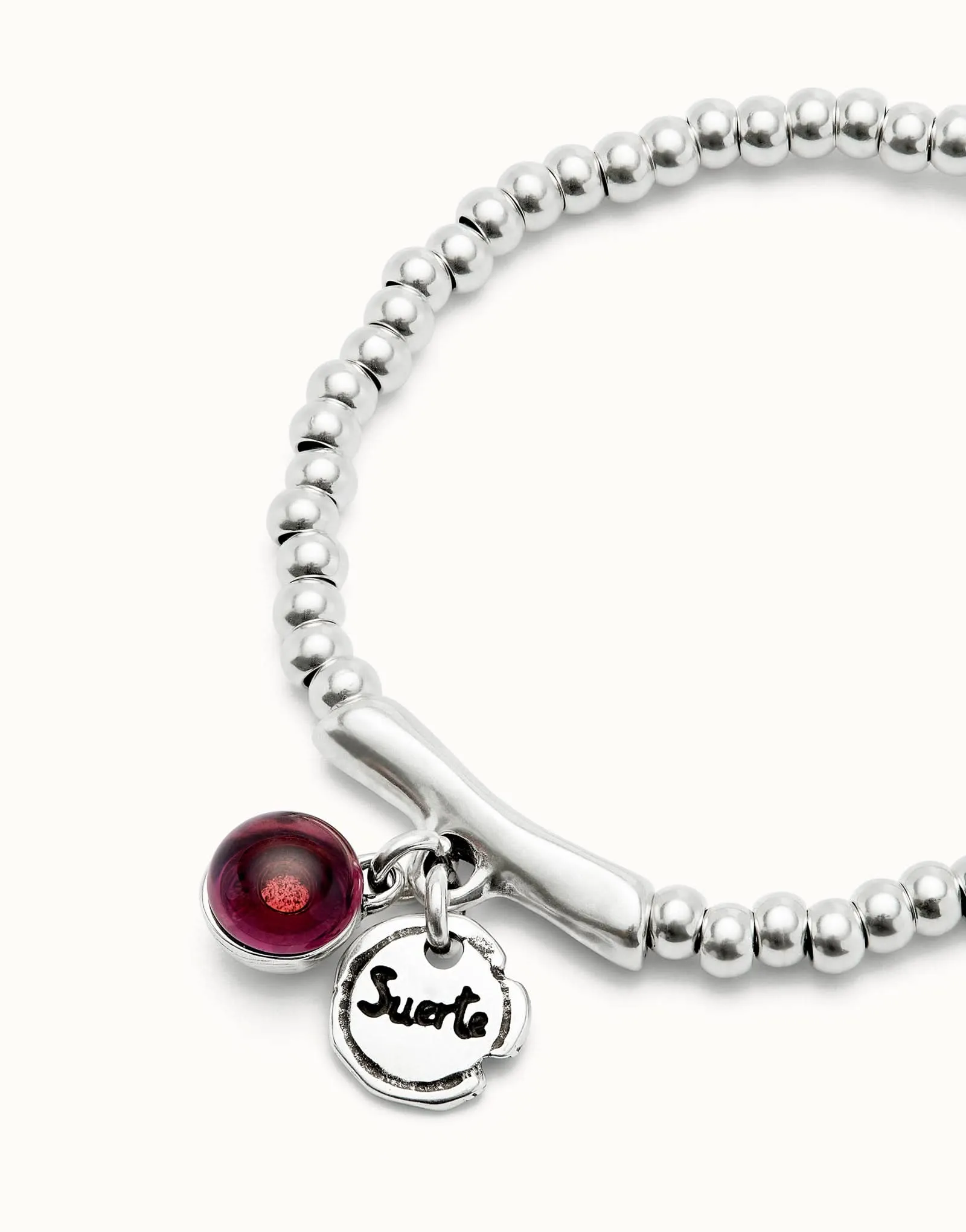 Bracelet en argent plaqué Sterling Ser Fascinante Violet PUL2536MORMTL0 Unode50 Bijoux et Accessoires