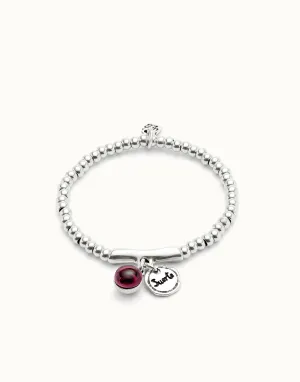 Bracelet en argent plaqué Sterling Ser Fascinante Violet PUL2536MORMTL0 Unode50 Bijoux et Accessoires