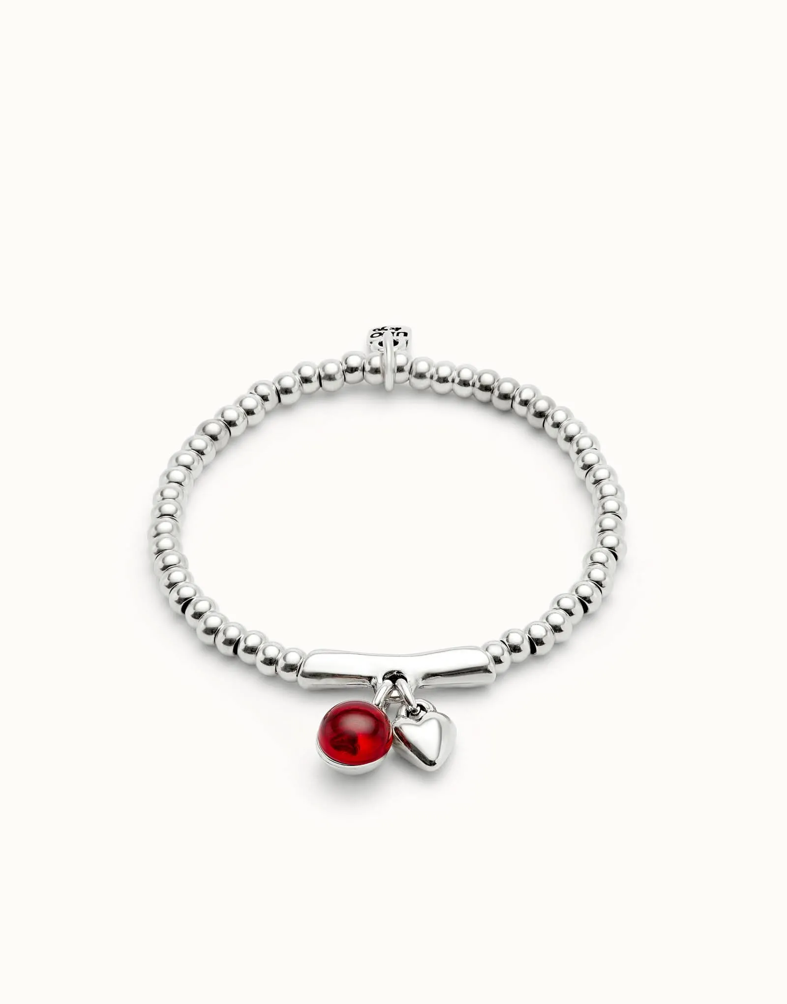 Bracelet Rouge Fascinant en Argent Plaqué Sterling PUL2533ROJMTL0 Unode50 Bijoux et Accessoires