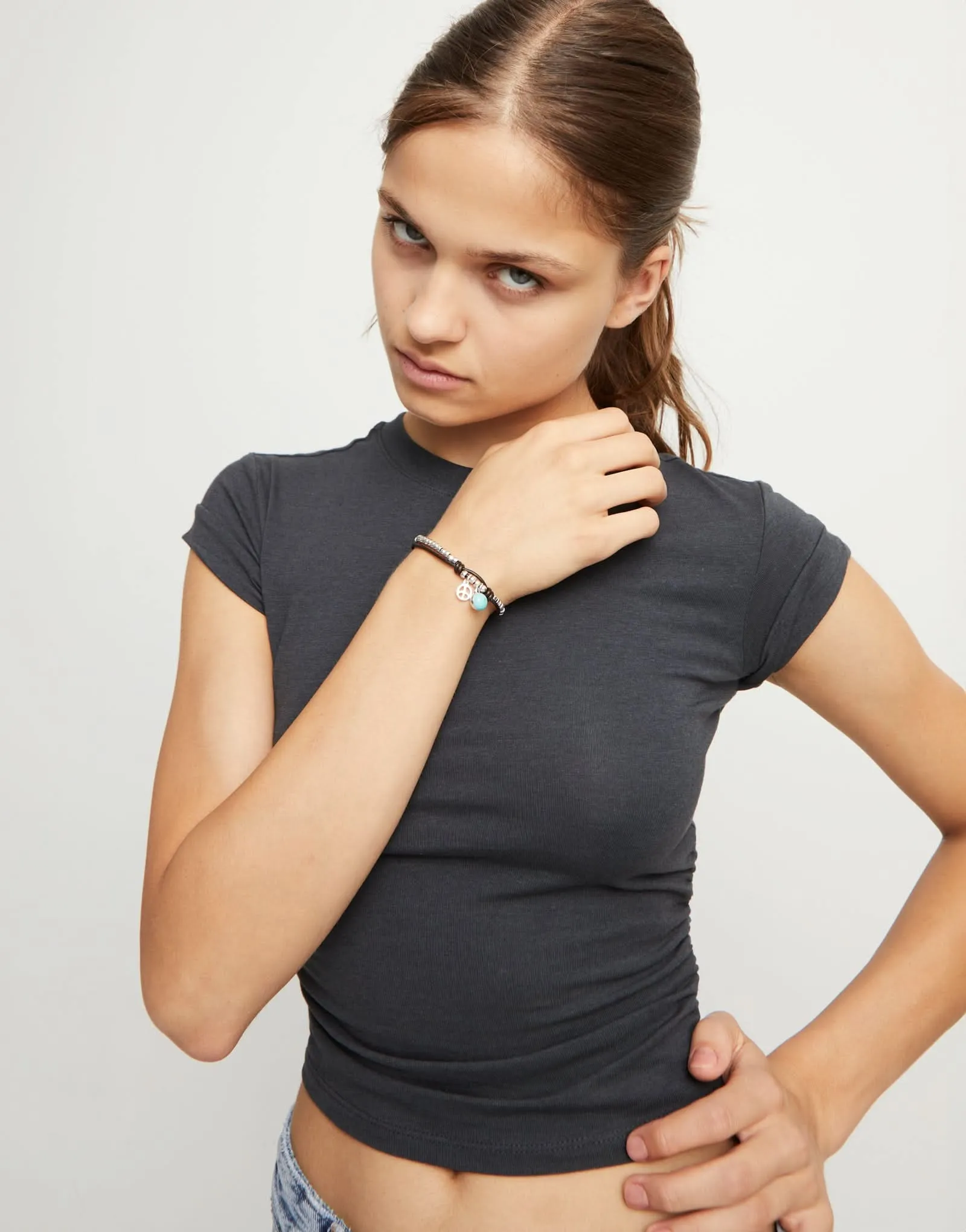 Bracelet en Turquoise Fascinante plaqué argent Sterling PUL2530TURMTL0 Unode50 Bijoux et Accessoires