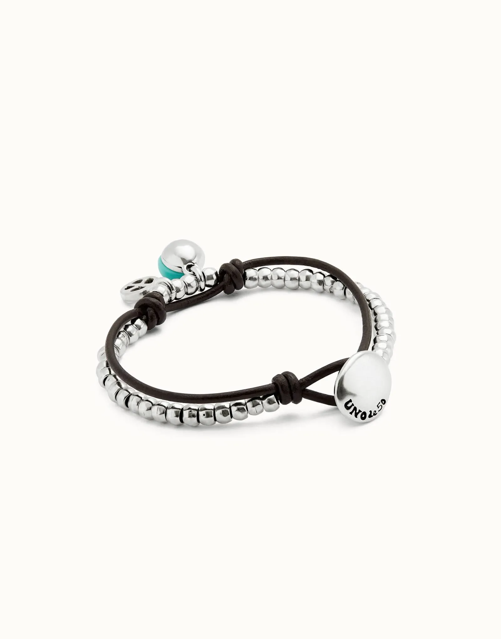 Bracelet en Turquoise Fascinante plaqué argent Sterling PUL2530TURMTL0 Unode50 Bijoux et Accessoires