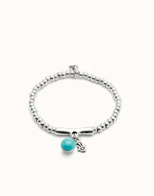 Bracelet en Turquoise Fascinante plaqué argent sterling PUL2534TURMTL0 Unode50 Bijoux et Accessoires