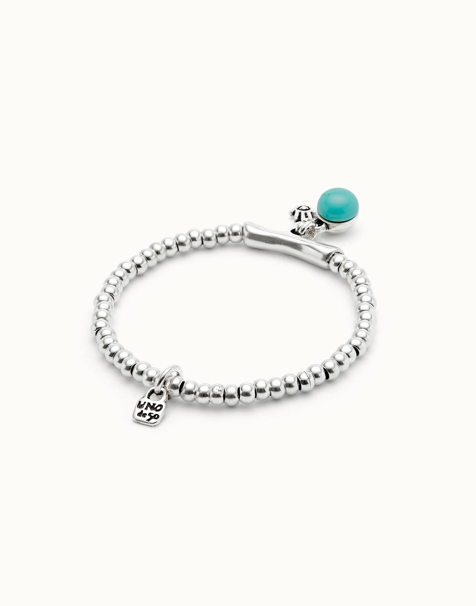 Bracelet en Turquoise Fascinante plaqué argent sterling PUL2534TURMTL0 Unode50 Bijoux et Accessoires