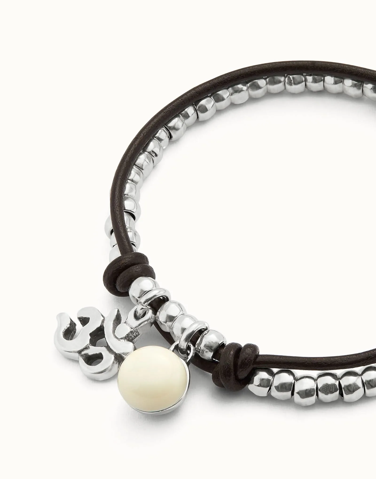 Bracelet Blanc Fascinant en Argent Plaqué Sterling PUL2531MFLMTL0 Unode50 Bijoux et Accessoires