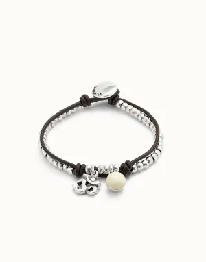 Bracelet Blanc Fascinant en Argent Plaqué Sterling PUL2531MFLMTL0 Unode50 Bijoux et Accessoires