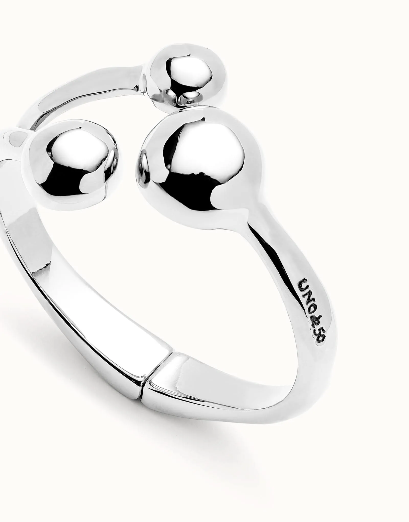 Bracelet Bangle en Argent Sterling Plaqué Ser Intrepida PUL2546MTL0000 Bijoux et Accessoires Unode50
