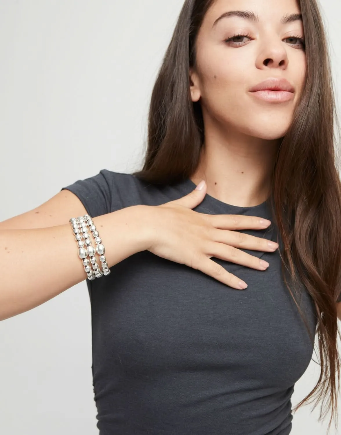 Bracelet en argent plaqué Sterling Silver Ser Intrepida PUL2550MTL0000 Unode50 Bijoux et Accessoires