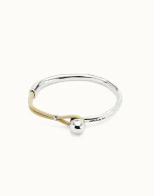 Bracelet Blanc Intrépide en Argent Sterling plaqué PUL2551MFLMTL0 Unode50 Bijoux et Accessoires