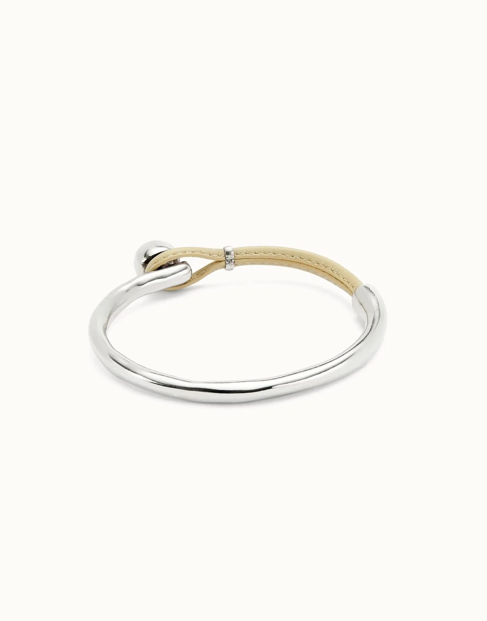 Bracelet Blanc Intrépide en Argent Sterling plaqué PUL2551MFLMTL0 Unode50 Bijoux et Accessoires