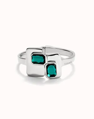 Bracelet Bangle Ser Magnetica Vert Plaqué Argent Sterling PUL2486VRDMTL0 Unode50 Bijoux Et Accessoires