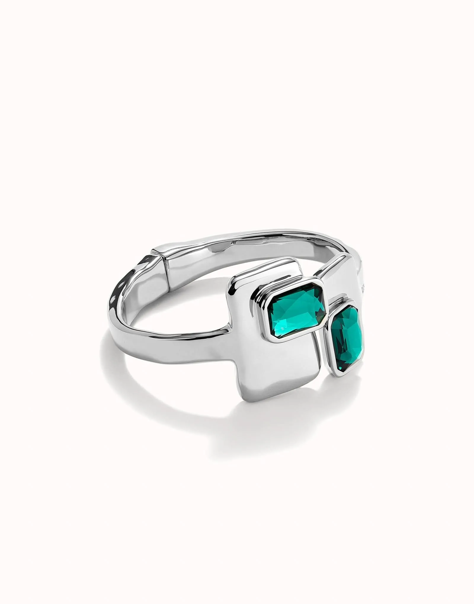 Bracelet Bangle Ser Magnetica Vert Plaqué Argent Sterling PUL2486VRDMTL0 Unode50 Bijoux Et Accessoires