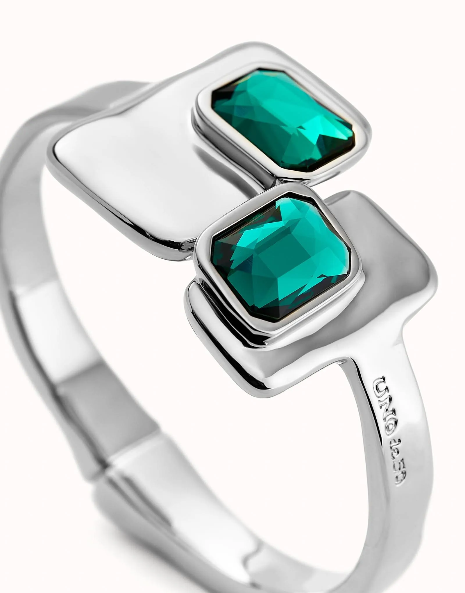 Bracelet Bangle Ser Magnetica Vert Plaqué Argent Sterling PUL2486VRDMTL0 Unode50 Bijoux Et Accessoires