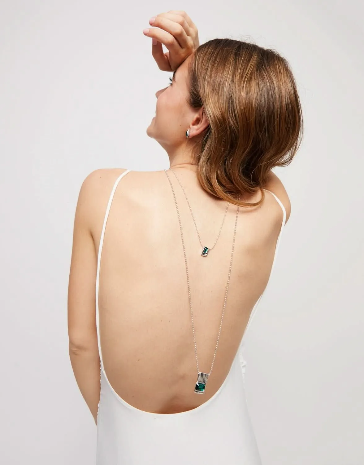 Chaîne Magnétique Verte en Argent Sterling Plaqué COL1957VRDMTL0U Unode50 Bijoux et Accessoires