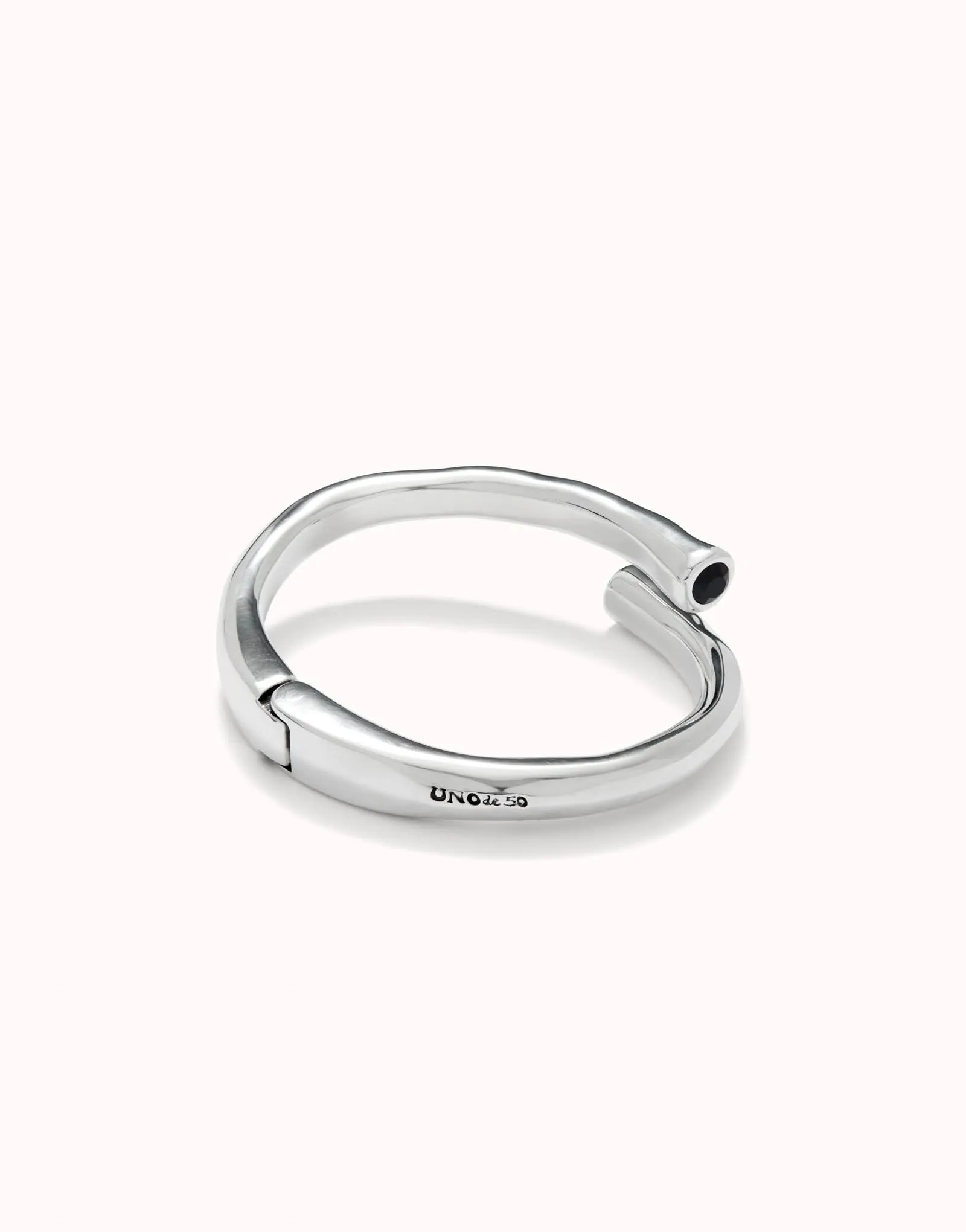 Bracelet en Argent Sterling Plaqué Noir Naturel PUL2451NGRMTL Unode50 Bijoux et Accessoires