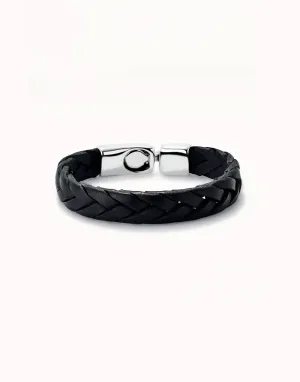 Bracelet en Argent Sterling Plaqué Noir Naturel PUL2455NGRMTLX Unode50 Bijoux et Accessoires