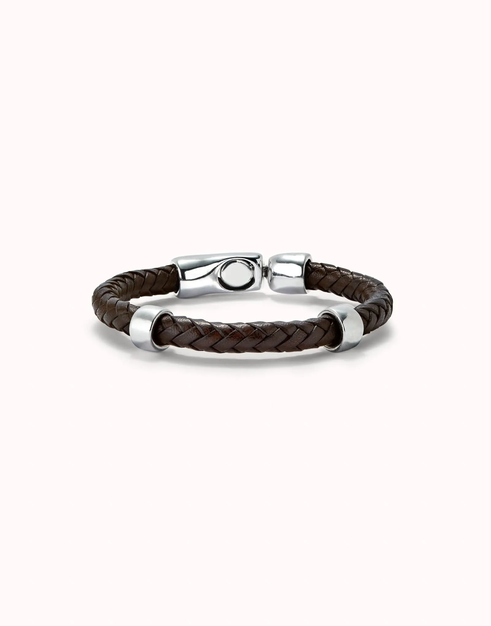 Bracelet en Argent Sterling Plaqué Noir Naturel PUL2459MARMTLX Unode50 Bijoux et Accessoires