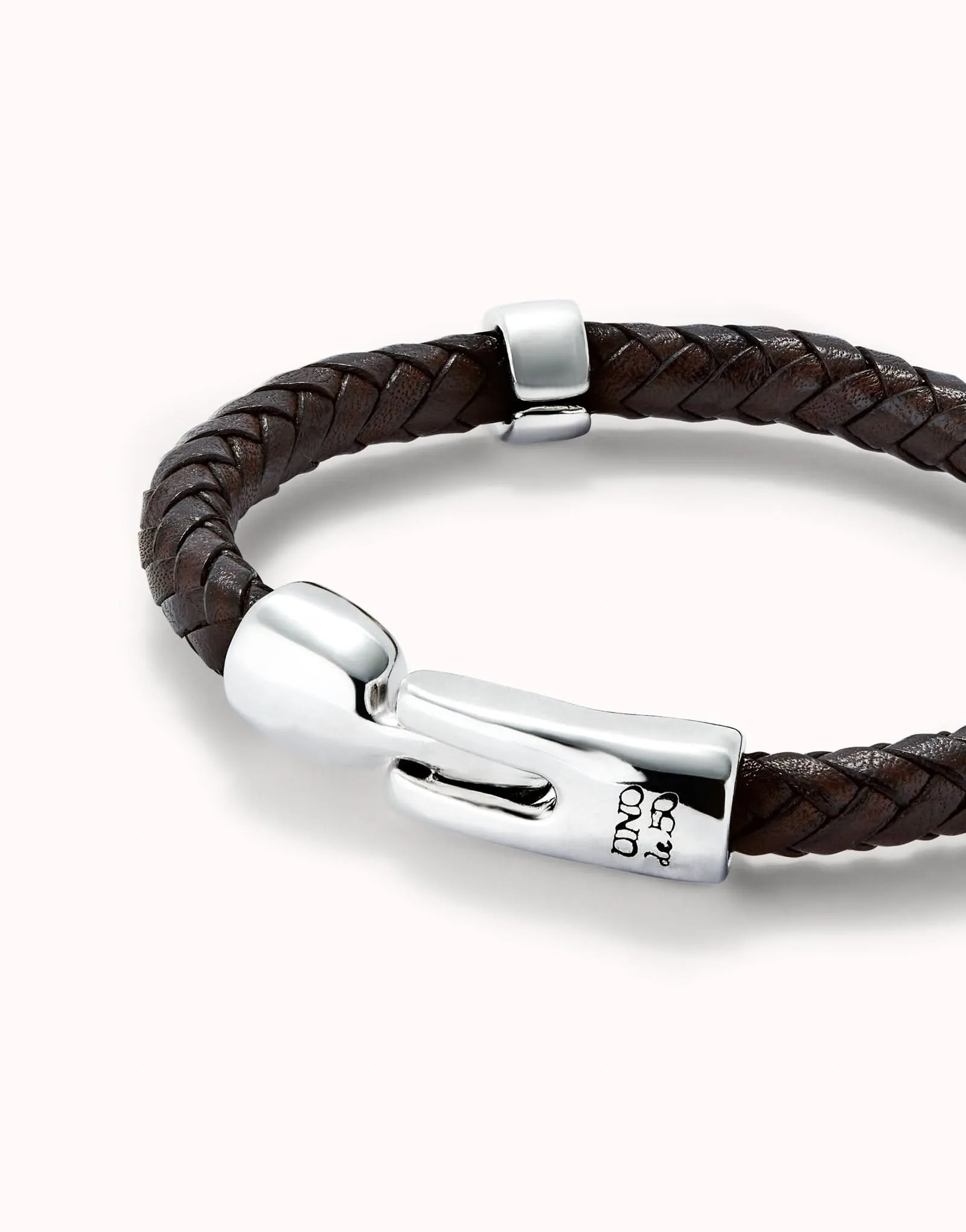 Bracelet en Argent Sterling Plaqué Noir Naturel PUL2459MARMTLX Unode50 Bijoux et Accessoires