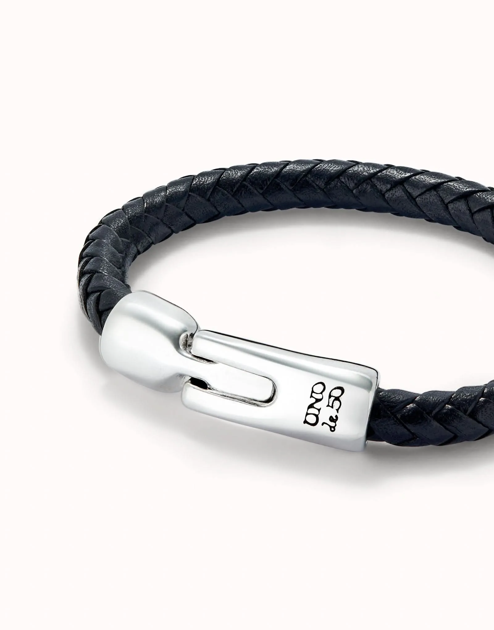 Bracelet en Argent Sterling Plaqué Noir Naturel PUL2460NGRMTLX Unode50 Bijoux et Accessoires