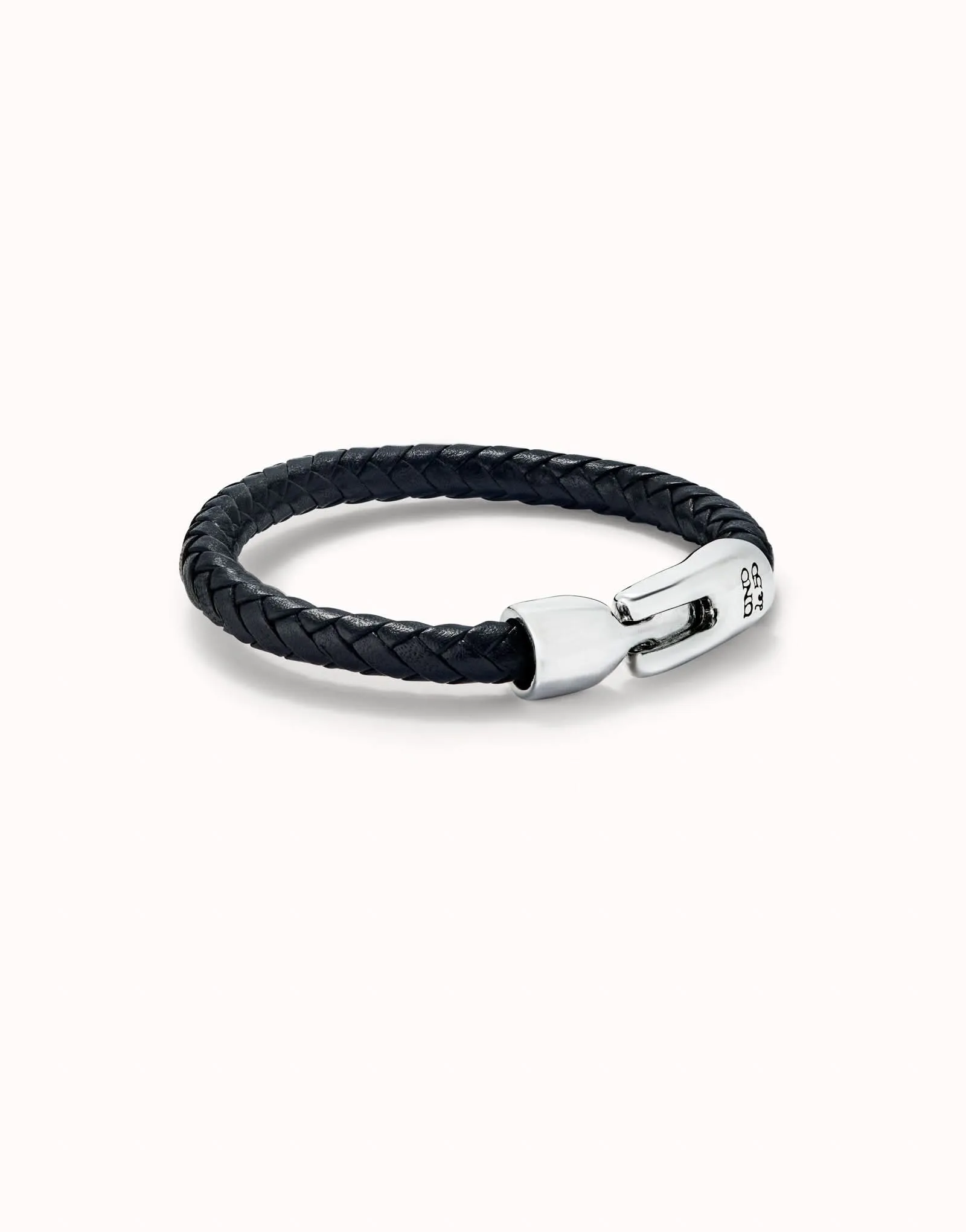 Bracelet en Argent Sterling Plaqué Noir Naturel PUL2460NGRMTLX Unode50 Bijoux et Accessoires