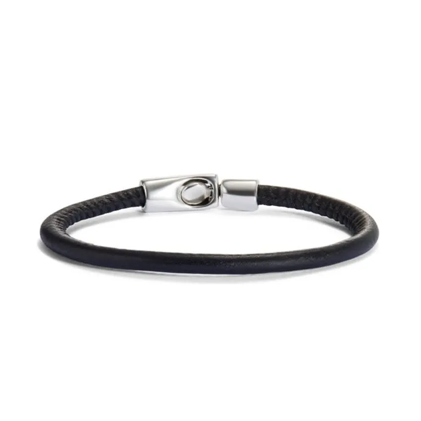 Bracelet en Argent Sterling Plaqué Noir Naturel PUL2467NGRMTL Unode50 Bijoux et Accessoires