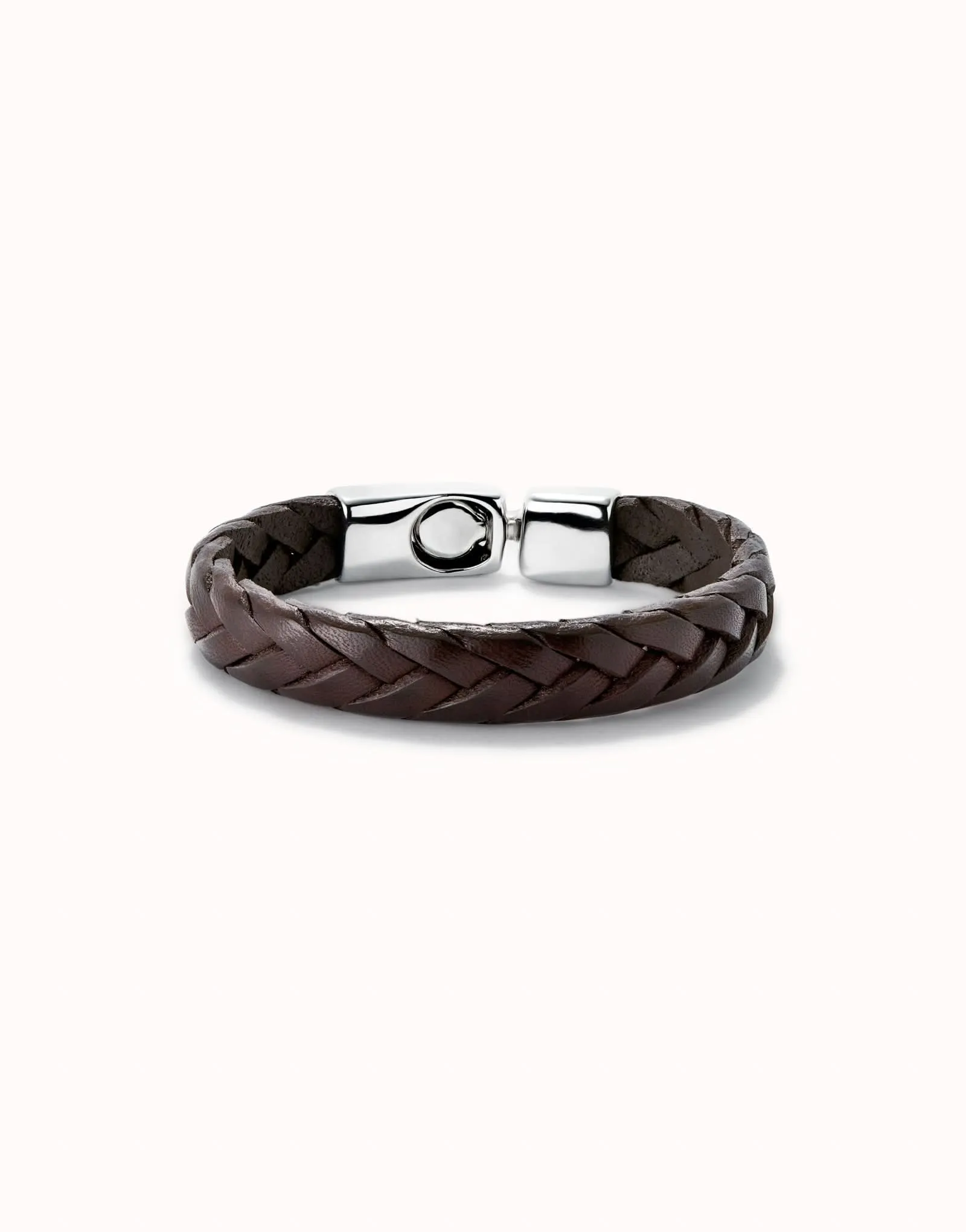 Bracelet en argent plaqué sterling marron naturel PUL2455MARMTLX Unode50 Bijoux et accessoires